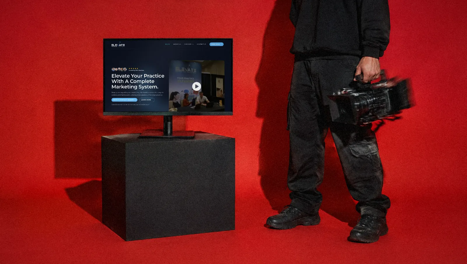 A site Skylift built, shown on a desktop display